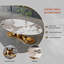 Table basse en faux marbre