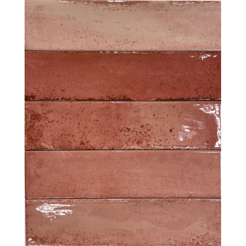 Carrelage mural en céramique 3 po x 12 po Kimpton, Flamant rose