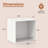1 PCS Cube Storage Organizer Stackable Open Book Shelf for Small Space Storage System-227700601