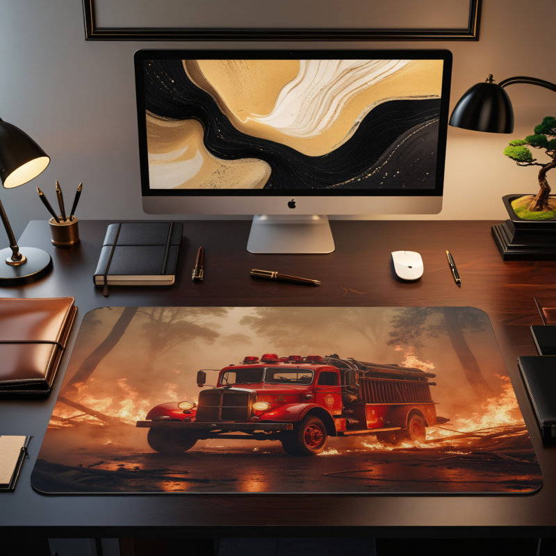 Polyester Desk Pad, 14.4x12.1