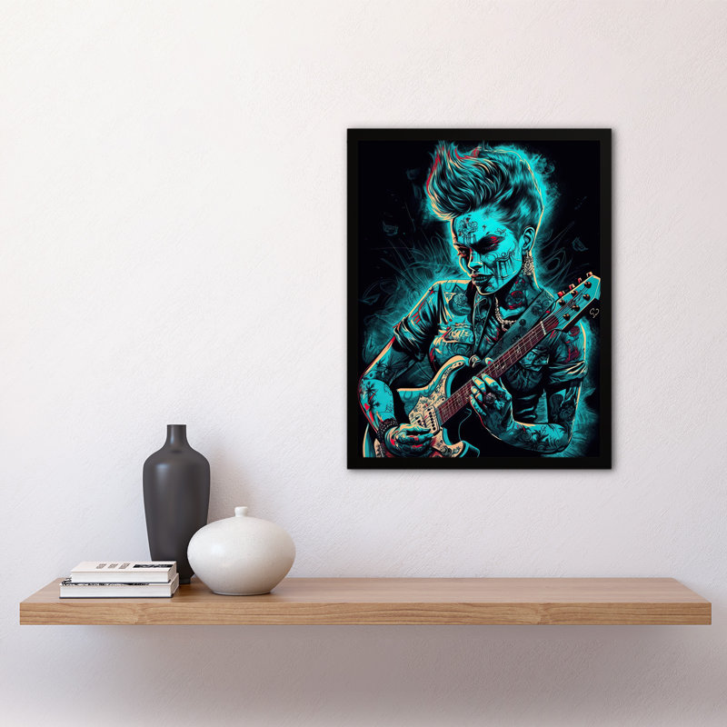 Akshara Single Picture Frame Print