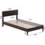 Lit plateforme en bois massif Amandaleigh avec station de charge intégrée-803028807-803028802