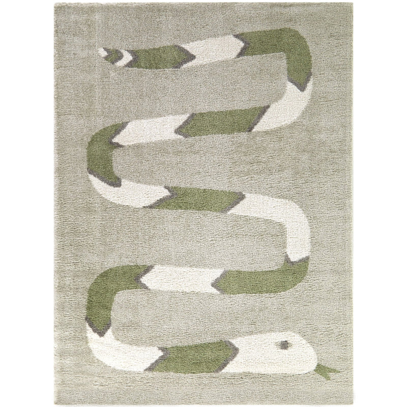 Serpieri Rectangle Machine Woven Rug, Rectangle 5'3" x 7'
