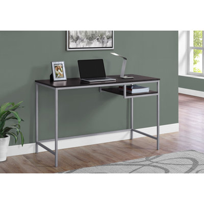 Modern Computer Desk With Spacious Work Surface And Compact Industrial Design