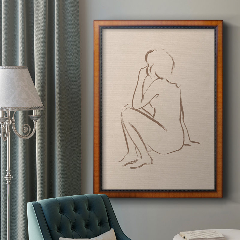 " Sketched Pose II ", 27" H x 18" W