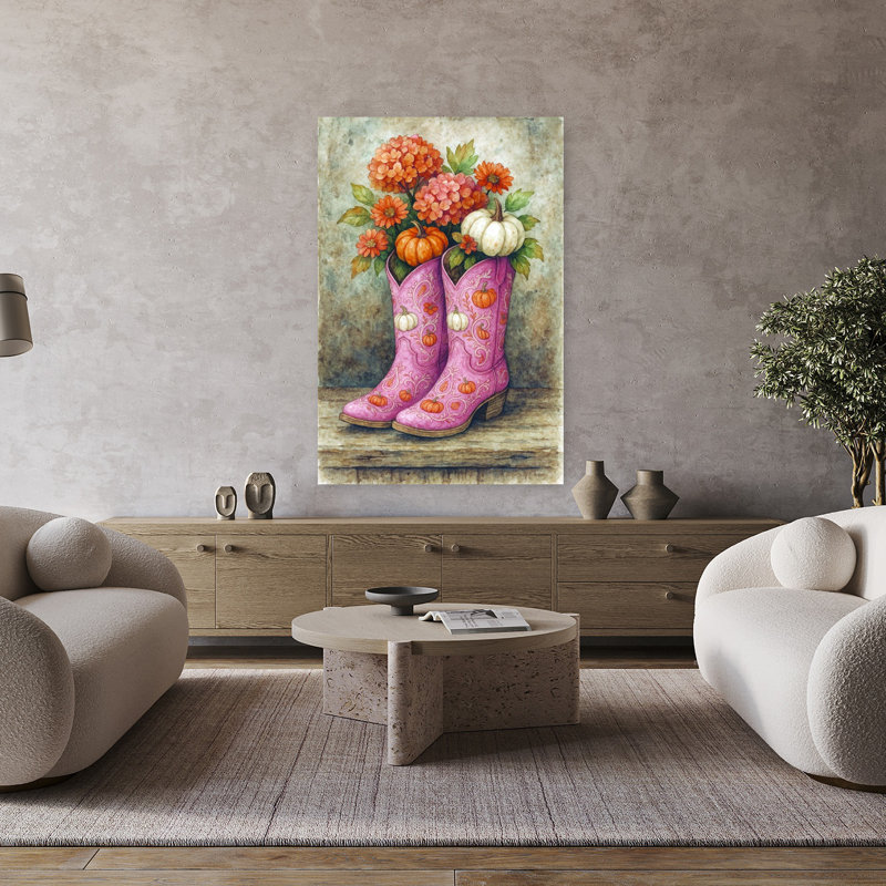 Art contemporain, art mural d'automne contemporain rustique, H 48 po x l 32 po