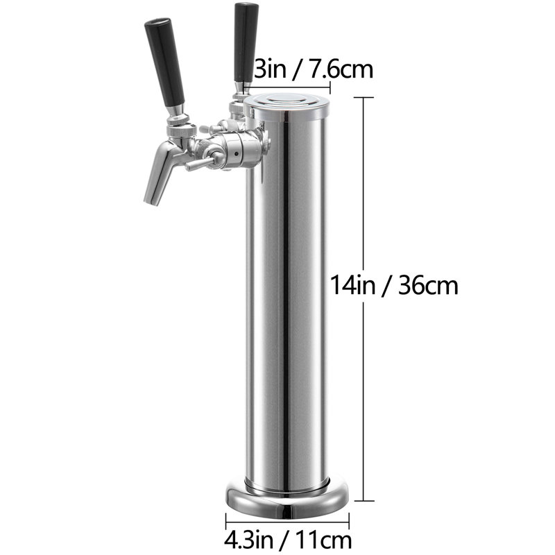 Ensemble de distributeur de boissons en acier inoxydable 13 pièces
