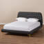 Lit plateforme en tissu d’ameublement Commer-32074064-32074065