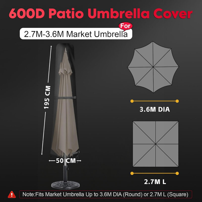 Outdoor Patio Umbrella Cover