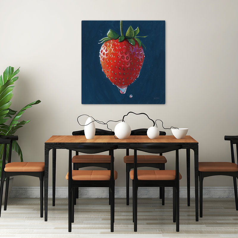 «The Most Strawberry», art contemporain, H 32 po x l 32 po