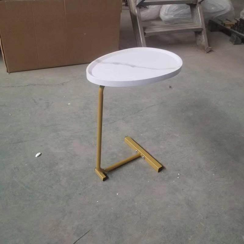 C-Shaped Side Table, Small Sofa Table