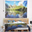 Tapisserie en polyester lac de montagne Tatra avec accessoires de suspension inclus-28500528