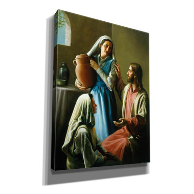 'Mary And Martha' by David Lindsley, Canvas Wall Art