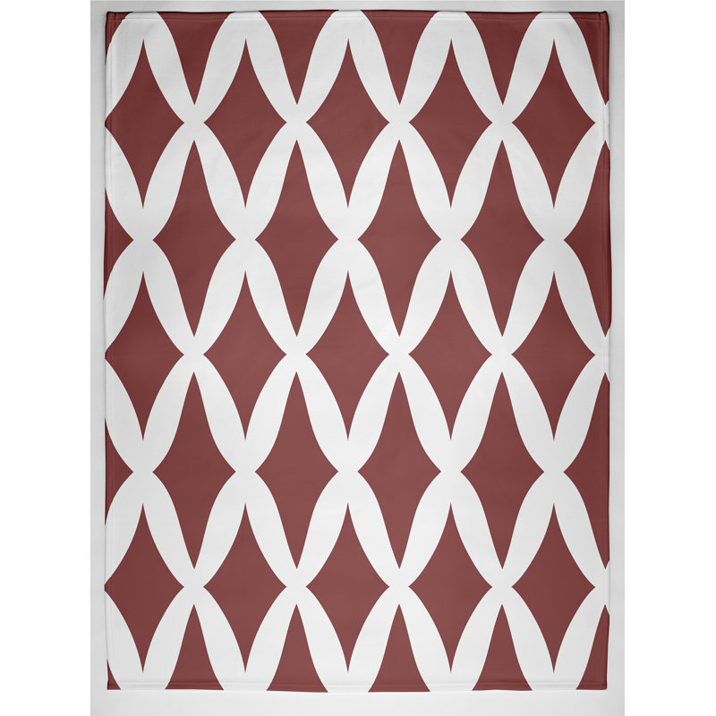 Audra Plain Weave / Muslin Throw Blanket, Orange