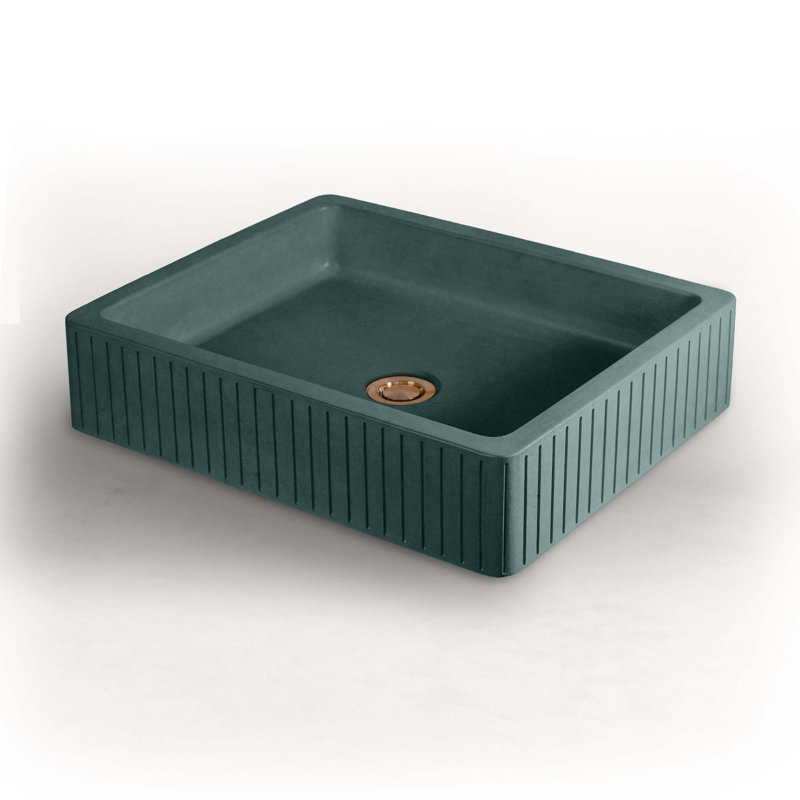 Newterra 17.38 in. L Bathroom Sink, Forest