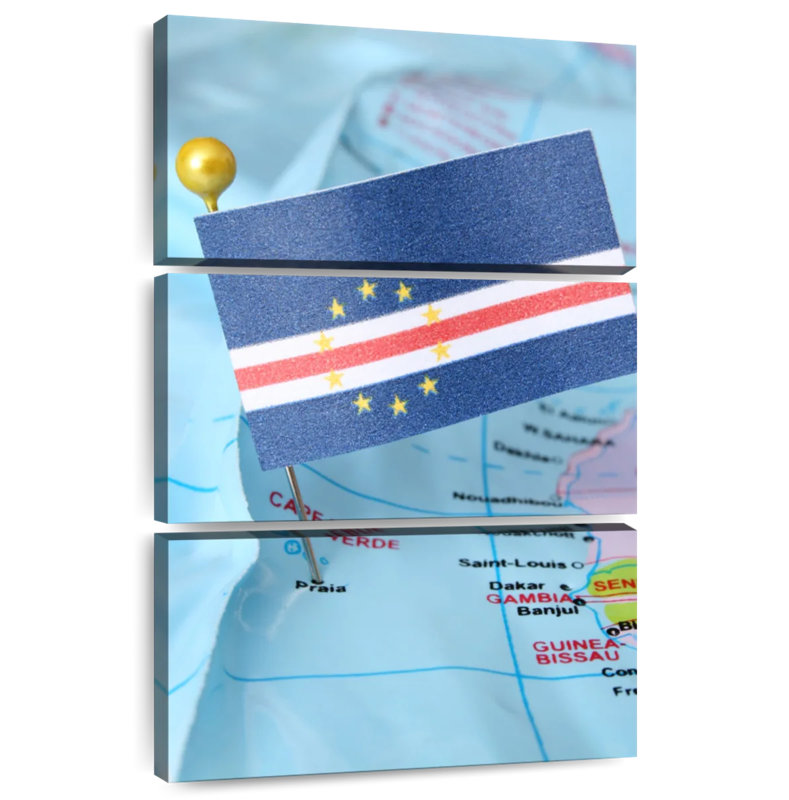 Borges, Cap-Vert, drapeau et carte