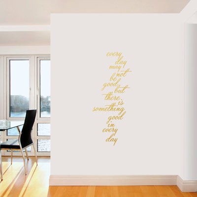 Text & Numbers Non-Wall Damaging Wall Decal