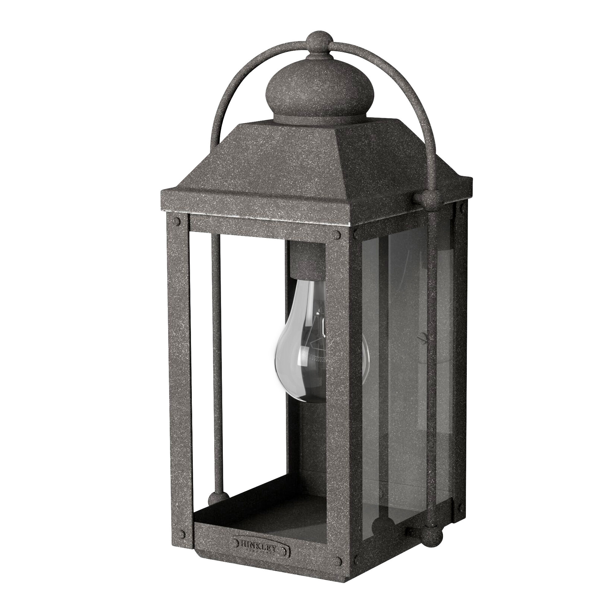 Anchorage Outdoor Wall Lantern, Yes, Aged Zinc