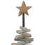vidaXL Christmas Tree with Stand Brown Solid teak wood-1853252098