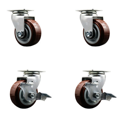 Poly on Polyolefin Swivel Caster