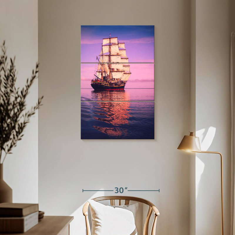 Mehar Panama Waters Ship, 65" H x 42" W