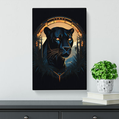 Panther Deco No.2 - No Frame Print
