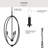 Jheni Three-Light Matte Black Foyer Pendant-127419984