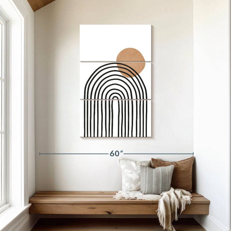 Arches Avery Boho Mid-Century, H 45 po x l 28 po