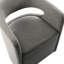 Chaise rembourrée avec roulettes cachées-1252908512