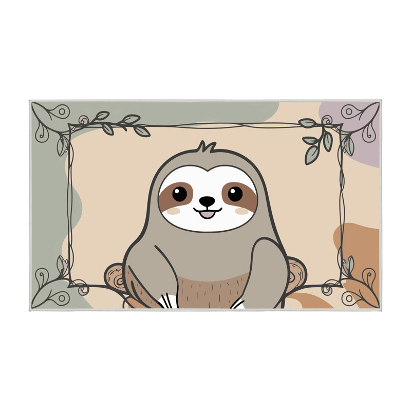 Tapis pour enfants East Urban Home, Rectangulaire 2 pi x 3 pi