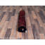 Tapis rubis rouge khamyab 2 pi 4 po x 5 pi 2 po avec motif tribal, laine douce et brillante nouée à la main, teintures naturelles, tapis de couloir oriental