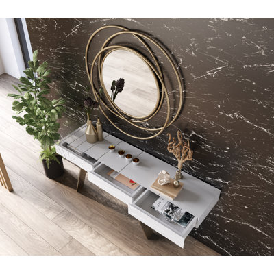 Ensemble de console 59 po et miroir