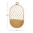Hand-Woven Hanging Wicker Basket