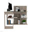 Bureau d'ordinateur Masai, cinq tablettes ouvertes-481579916