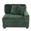 Upholstered Side Chair with Footstool-267339693
