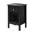  One Drawer End Table/Nightstand Black-694660315