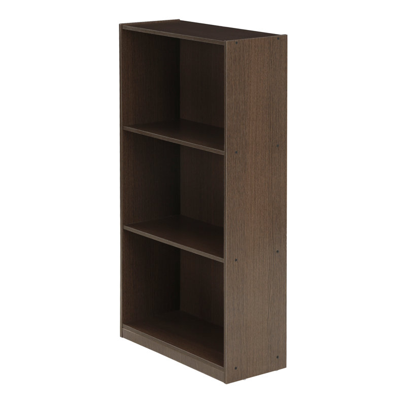 Barhorst 100.3cm H x 55.2cm W Standard Bookcase, Dark Brown Wood Grain