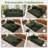 Boneless Compression Sofa - 3 Seats Convertible Floor Sofa Bed - with Pillow Back Support Armrest - Comfy Foldable Sofa Bed Sofa in Box - Corduroy Fabric - for Living Room Bedroom-1625310317