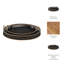 Sagebrook Home Ardian Coastal Large Set of 2 Round Bamboo Serving Trays 24/30"-1133590036