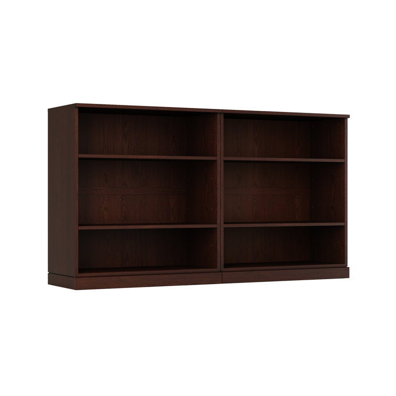 Bibliothèque modulaire à 6 tablettes en chêne massif 100% Palace Imports Premium - 64 po de largeur, 35,75 po de hauteur