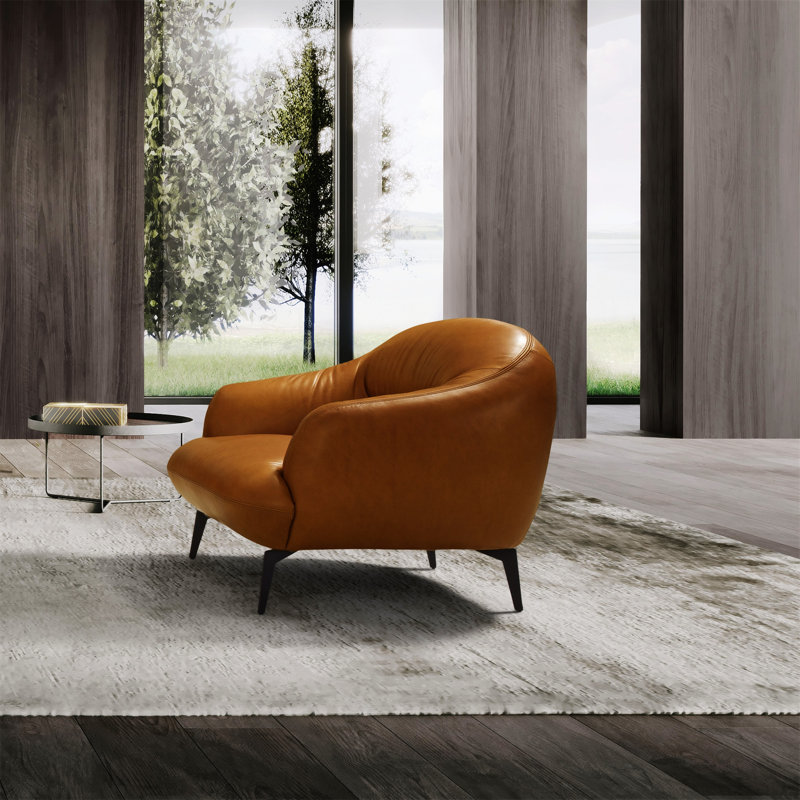 Cuir cognac Leonia CHAIR LV00939