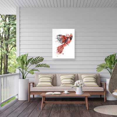 Lisa Whitehouse Cardinal Outdoor  Canvas