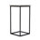 Mabel Marble and Hammered Iron Side Table