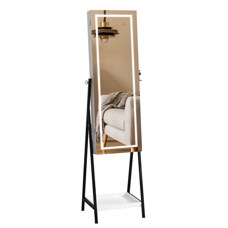Armoire à bijoux avec miroir Daviontae