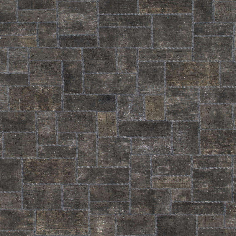 Tapis abstrait moderne 1507, Carré 3 pi