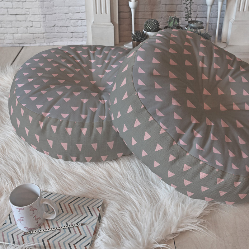Coussin de sol, H 26 po x l 26 po x P 7 po