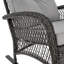 Chaise berçante de patio avec coussins en polyester Fruttuo-1148350648
