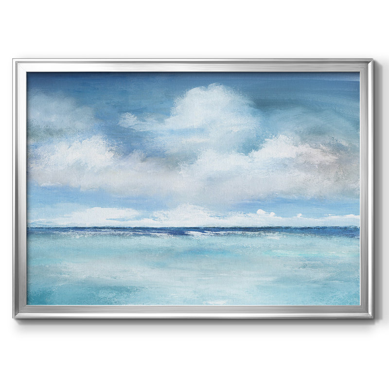 «Caribbean Clouds», reproduction sur toile, H 14 po x l 20 po x P 1,5 po, Argent
