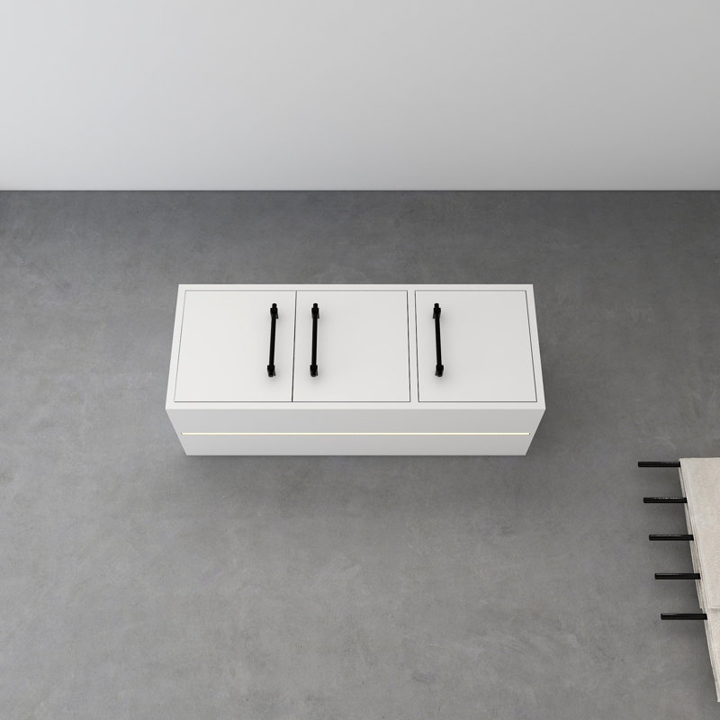 Victoria 36" Top Cabinet Wall-Mounted (Right), Gloss White