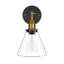 Lockett  1 - Light Glass Shade Classic Armed Wall Sconce-781506879